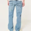 Mediumvaskede straight jeans Mediumvaskede straight jeans