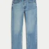 Mediumvaskede straight jeans Mediumvaskede straight jeans