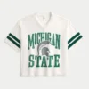Michigan State University Spartans grafisk fodboldtrøje Michigan State University Spartans grafisk fodboldtrøje