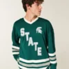 Michigan State University Spartans grafisk hockey-trøje Michigan State University Spartans grafisk hockey-trøje