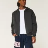 Mid-Thigh Fleece UConn Huskies Graphic Shorts