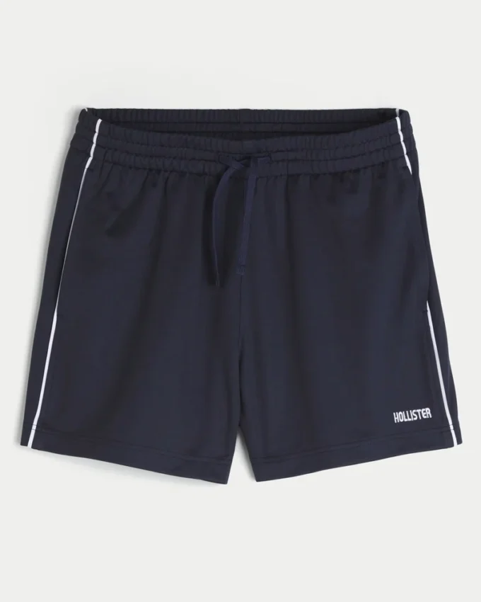 Mid-Thigh Knit Logo Soccer Shorts Mid-Thigh Knit Logo Soccer Shorts