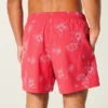 Midt på låret Broderede volley-badeshorts Midt på låret Broderede volley-badeshorts