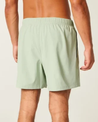 Midt på låret Broderede volley-badeshorts