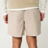 Midt på låret Linen-blanding Pull-On Shorts