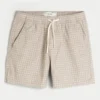 Midt på låret Linen-blanding Pull-On Shorts