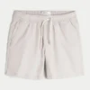Midt på låret Linen-blanding Pull-On Shorts