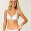mønster stropløs bikini-top med bøjle
