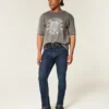 Mørkvaskede atletiske skinny jeans Mørkvaskede atletiske skinny jeans