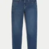 Mørkvaskede atletiske skinny jeans Mørkvaskede atletiske skinny jeans