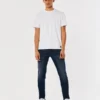 Mørkvaskede atletiske skinny jeans Mørkvaskede atletiske skinny jeans