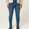 Mørkvaskede atletiske skinny jeans Mørkvaskede atletiske skinny jeans