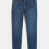 Mørkvaskede atletiske skinny jeans Mørkvaskede atletiske skinny jeans