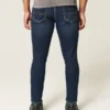 Mørkvaskede atletiske skinny jeans Mørkvaskede atletiske skinny jeans