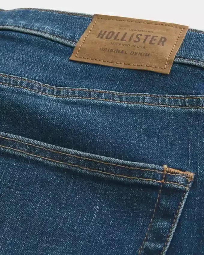 Mørkvaskede atletiske skinny jeans Mørkvaskede atletiske skinny jeans