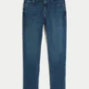Mørkvaskede atletiske skinny jeans Mørkvaskede atletiske skinny jeans