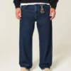 Mørkvaskede skaterbaggyjeans Mørkvaskede skaterbaggyjeans