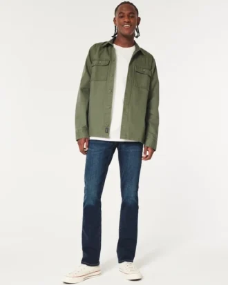 Mørkvaskede, slim fit jeans