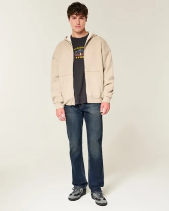 Mørkvaskede, slim fit jeans