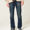 Mørkvaskede, slim fit jeans