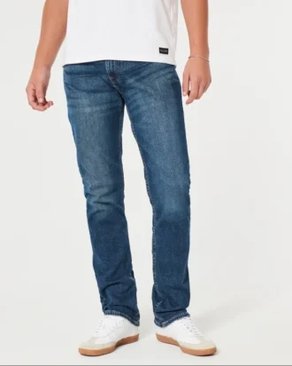Mørkvaskede, slim fit jeans
