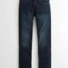 Mørkvaskede, slim fit jeans