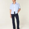 Mørkvaskede straight jeans Mørkvaskede straight jeans