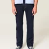 Mørkvaskede straight jeans Mørkvaskede straight jeans