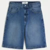 Mørkvaskede superbaggy denimshorts Mørkvaskede superbaggy denimshorts