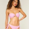 O-ring bandeau bikini-top