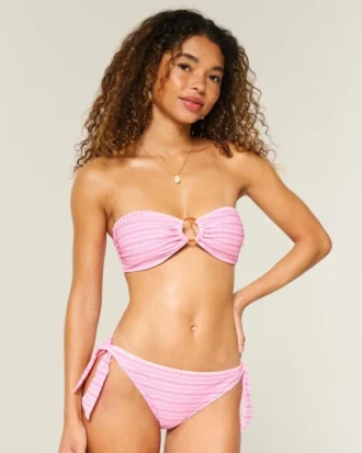 O-ring bandeau bikini-top
