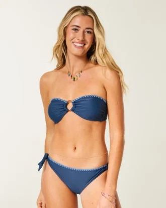 O-ring bandeau bikini-top
