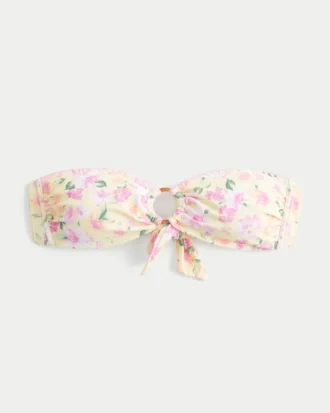 O-ring bandeau bikini-top