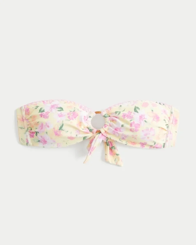O-ring bandeau bikini-top