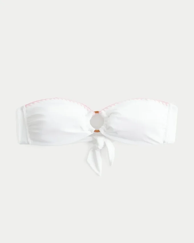 O-ring bandeau bikini-top