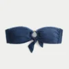 O-ring bandeau bikini-top