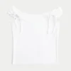 Off-shoulder top med bindebånd