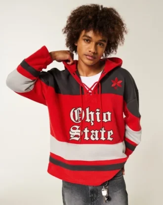 Ohio State University Buckeyes grafisk hockey-hoodie Ohio State University Buckeyes grafisk hockey-hoodie