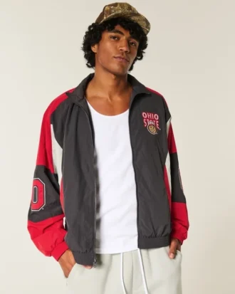 Ohio State University Buckeyes grafisk vindjakke Ohio State University Buckeyes grafisk vindjakke