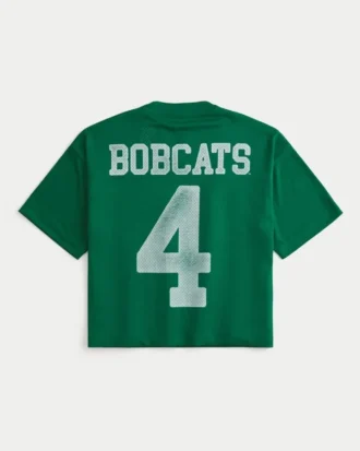 Ohio University Bobcats grafisk fodboldtrøje Ohio University Bobcats grafisk fodboldtrøje