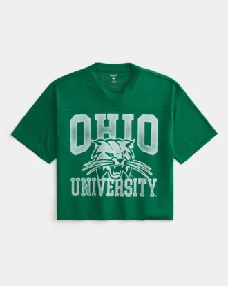 Ohio University Bobcats grafisk fodboldtrøje Ohio University Bobcats grafisk fodboldtrøje