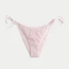 Pailletter Hæklet stil Sidebånd Cheeky Bikiniunderdel