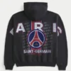 Paris Saint-Germain F.C. Grafisk hættetrøje med lynlås Paris Saint-Germain F.C. Grafisk hættetrøje med lynlås