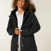 Parka med imiteret pelsfor Parka med imiteret pelsfor