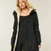 Parka med imiteret pelsfor Parka med imiteret pelsfor
