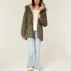 Parka med imiteret pelsfor Parka med imiteret pelsfor