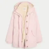 Parka med imiteret pelsfor Parka med imiteret pelsfor