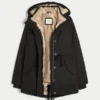 Parka med imiteret pelsfor Parka med imiteret pelsfor