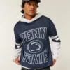 Penn State University Nittany Lions grafisk fodboldtrøje Penn State University Nittany Lions grafisk fodboldtrøje