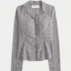 Poplin-skjorte med knapper Poplin-skjorte med knapper